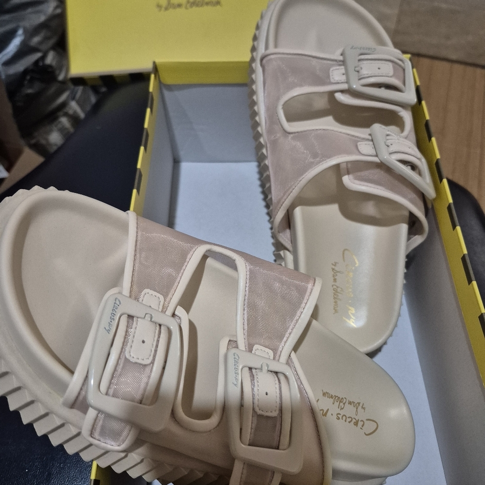 Sam Edelman Cream mesh Sandals